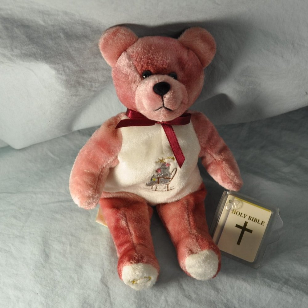 3 for $55 - plush 2000 holy bears God bless grandma stuffed animal (w1379)
